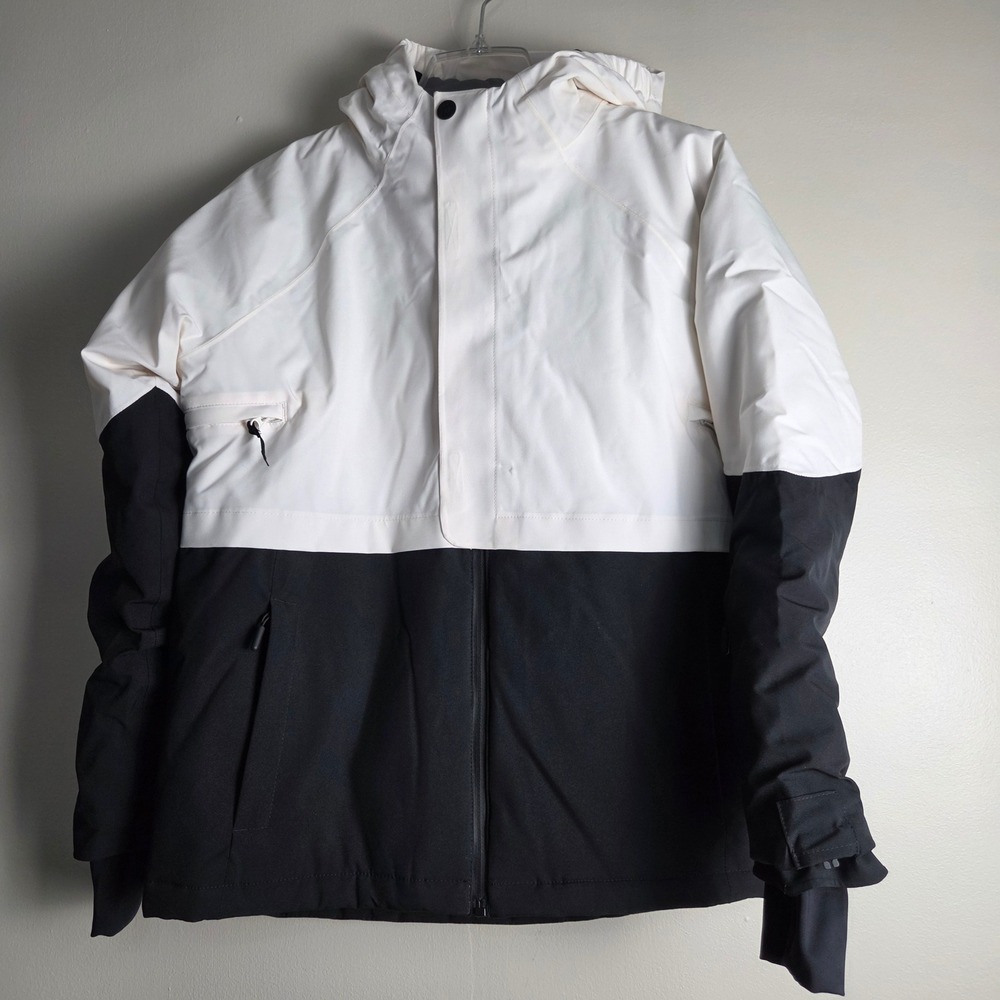 All in Motion Kids XL Ski Jacket White Black Waterproof Windproof Breathable - Picture 1 of 10